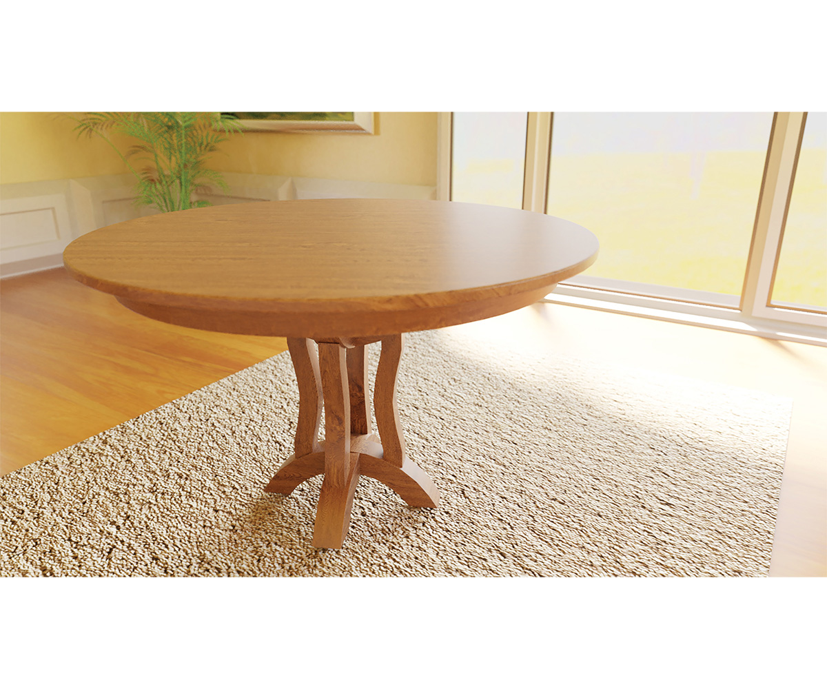 Bridgeport Single Pedestal Table - Image 2