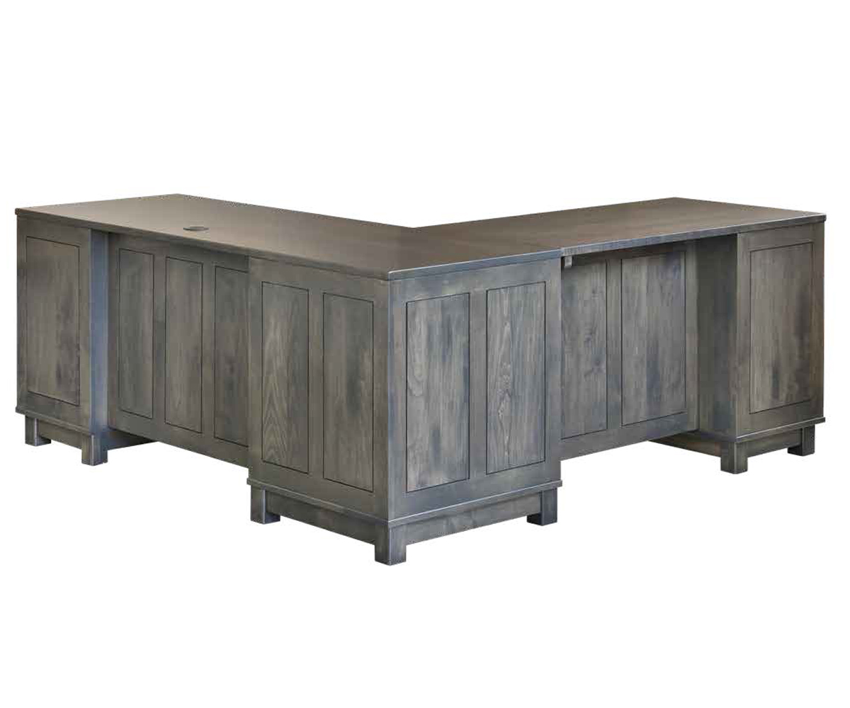 La Salle Urban L-Desk With Hutch - Image 4