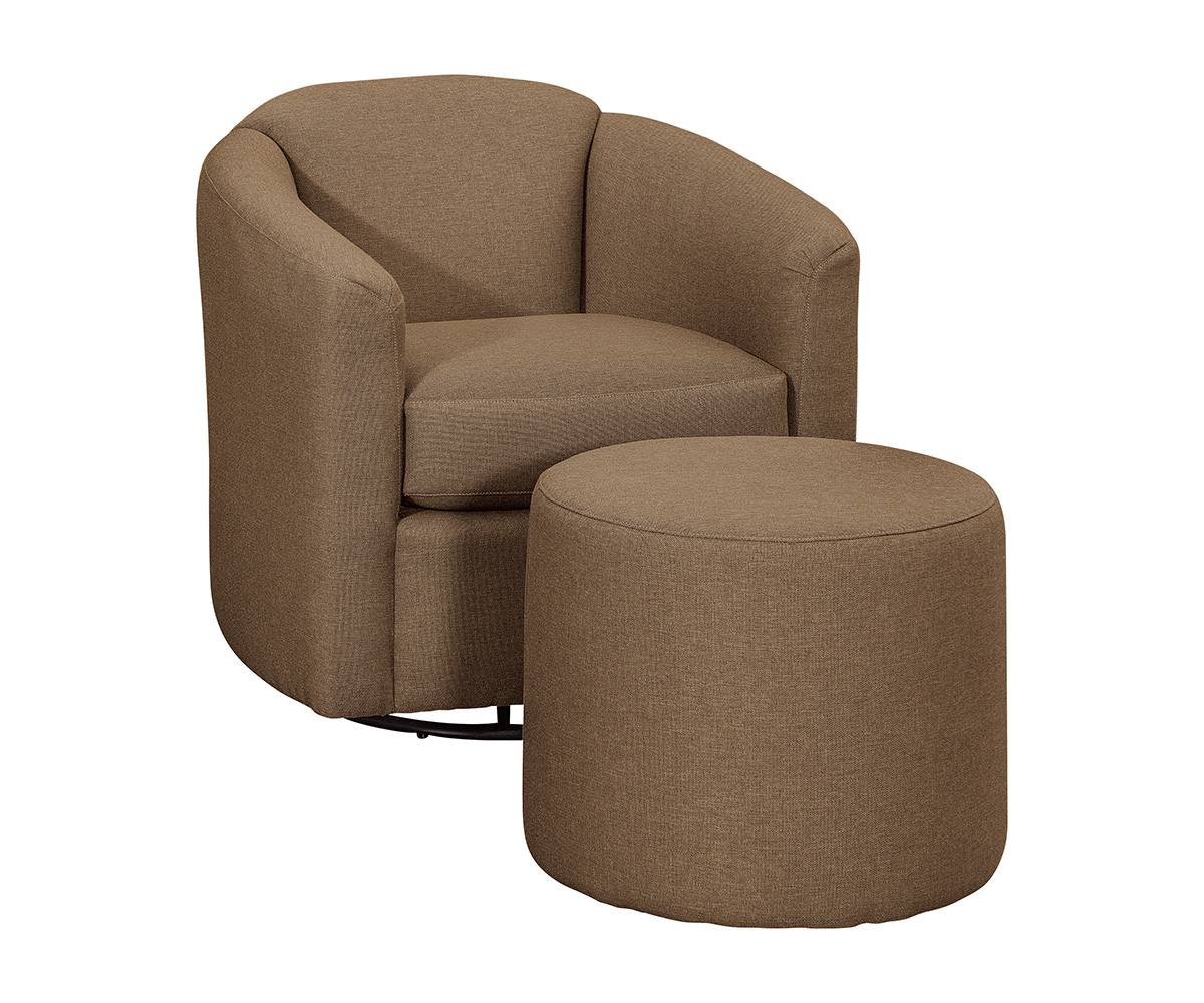 Fusion 22" Round Footstool - Image 2
