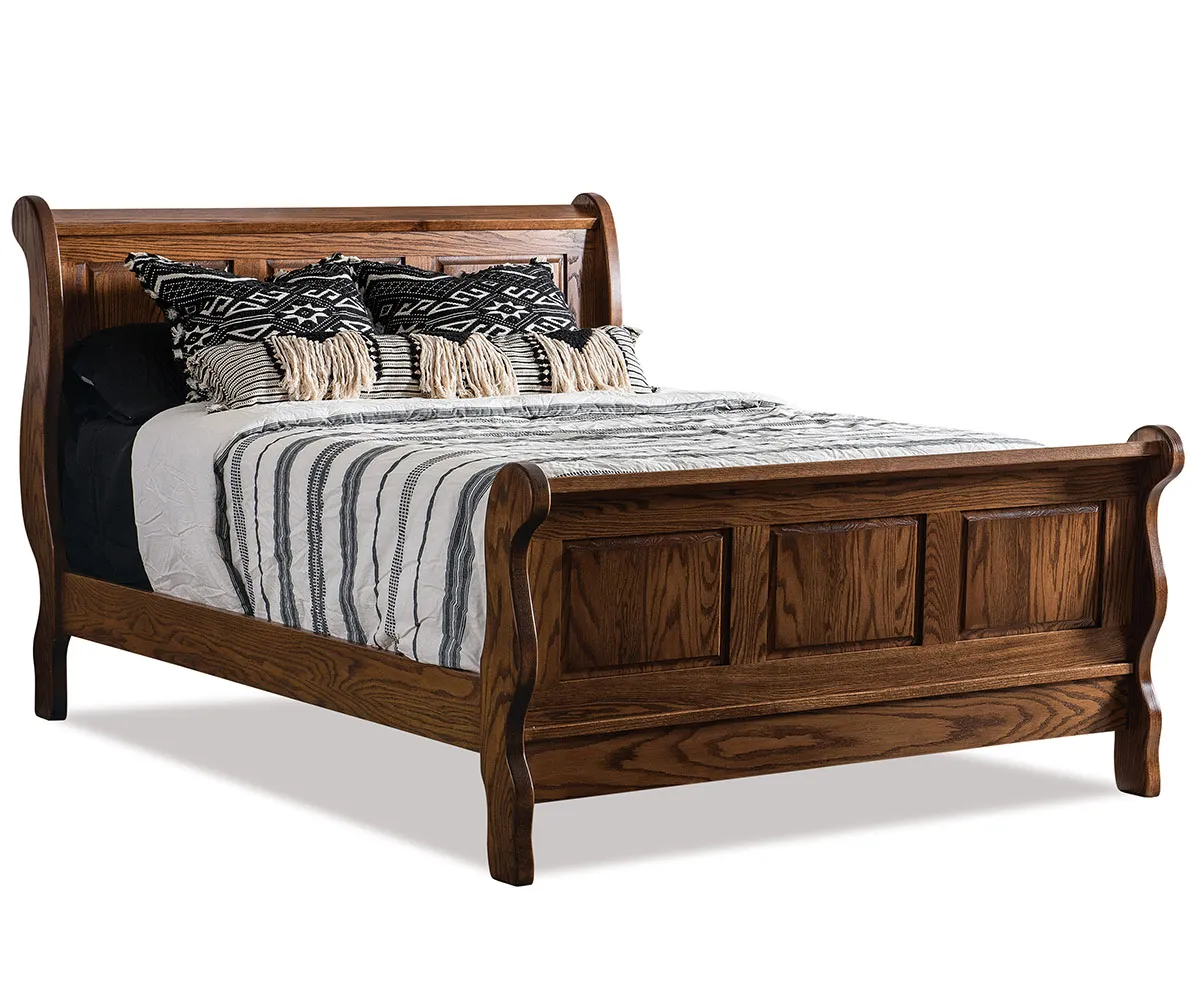 Classic Raised Panel Sleigh Bedroom Collection - Image 3