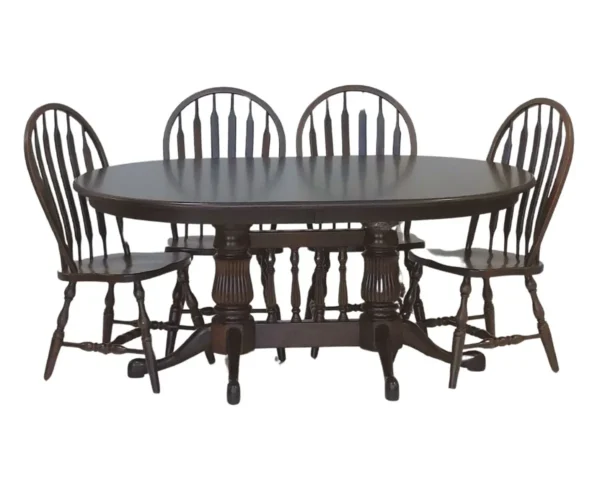 Tulip Double Pedestal Table