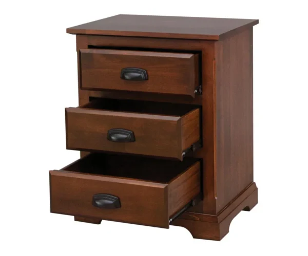 Charleston 3 Drawer Nightstand
