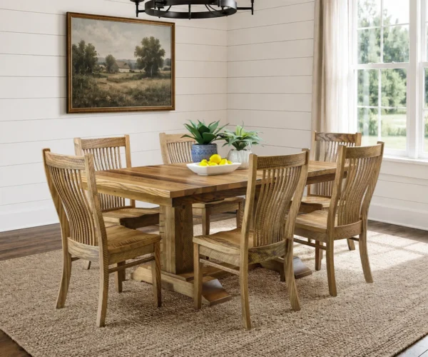 Marshall Double Pedestal Table Set