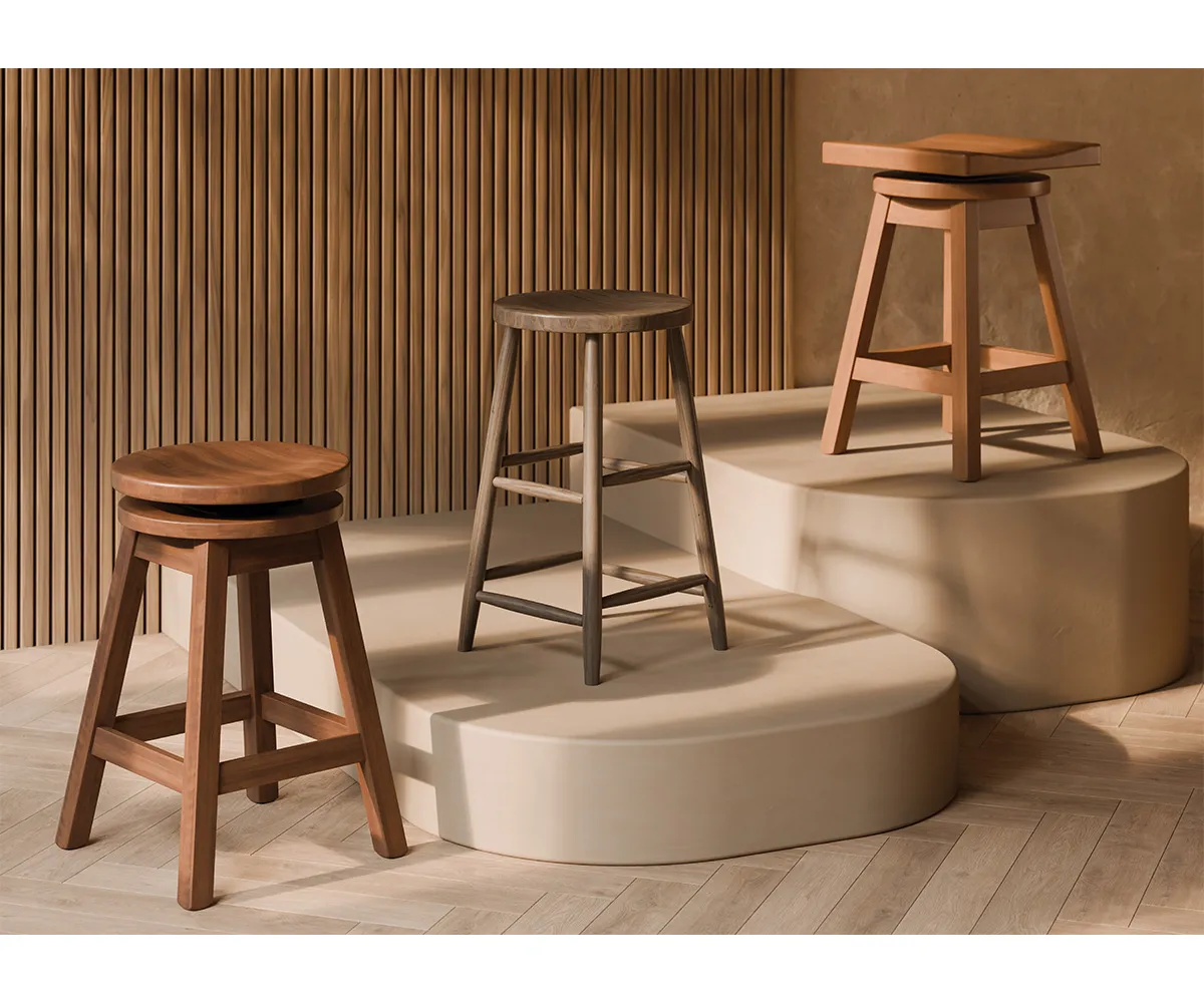 Remi Swivel Barstool - Image 4
