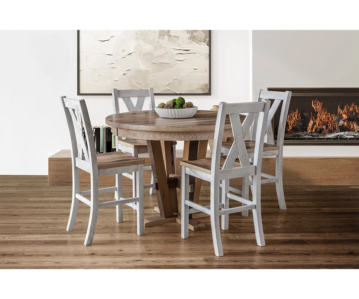 Barnwood Bar Chair - Image 2